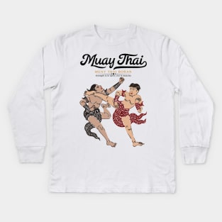 Muay Boran Kids Long Sleeve T-Shirt